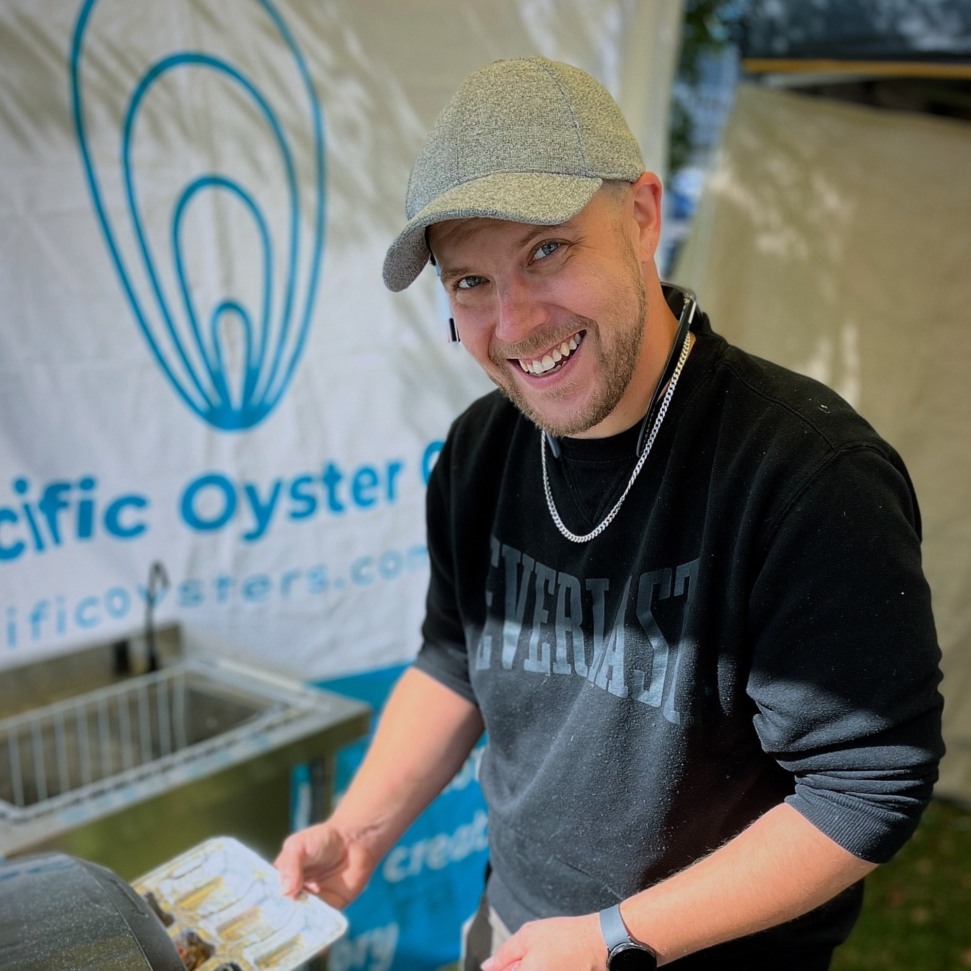 Pacific Oysters from Franklin Harbour | Todd Sheridan Victor Harbor Oyster Pop-Up Shop Victor Harbor Farmers Market | Pacific Oyster Co.