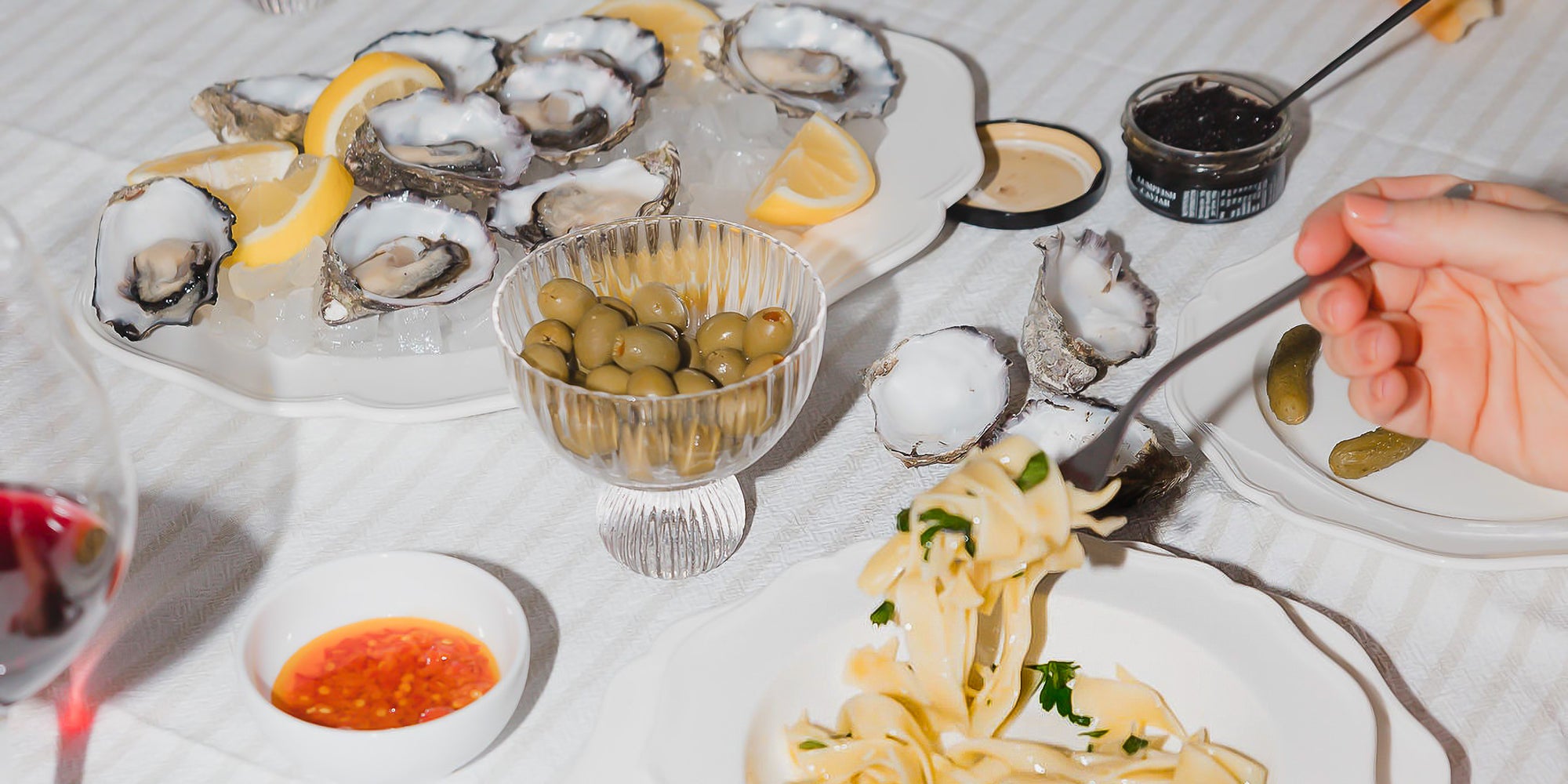 Pacific Oysters from Franklin Harbour | Oyster Dinner Party with Pasta | Pacific Oyster Co.